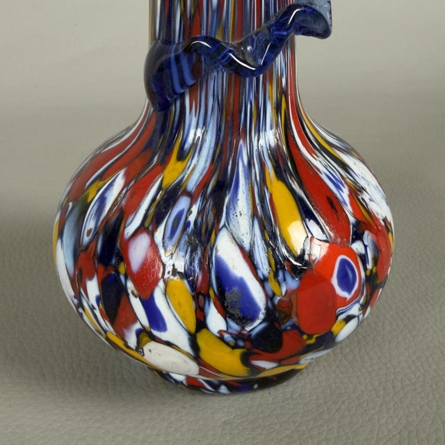 Italian Modern Murano Glass Vase from Fratelli Toso, 1970s For Sale - Image 10 of 13