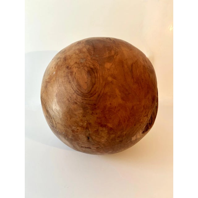 A beautifully carved piece of wood with cracks and ridges in all the right places. A compliment to any console table...