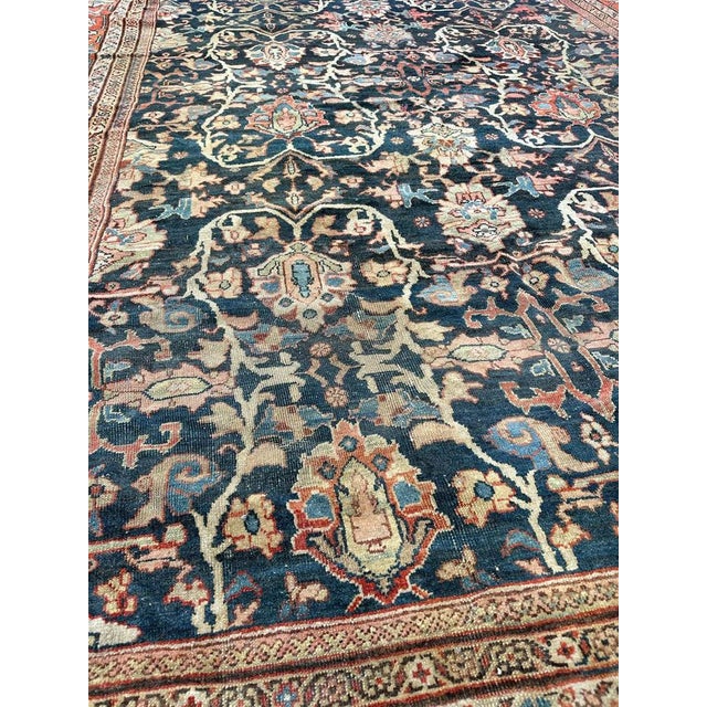 Large Mahal Rug, 1890s For Sale - Image 14 of 18