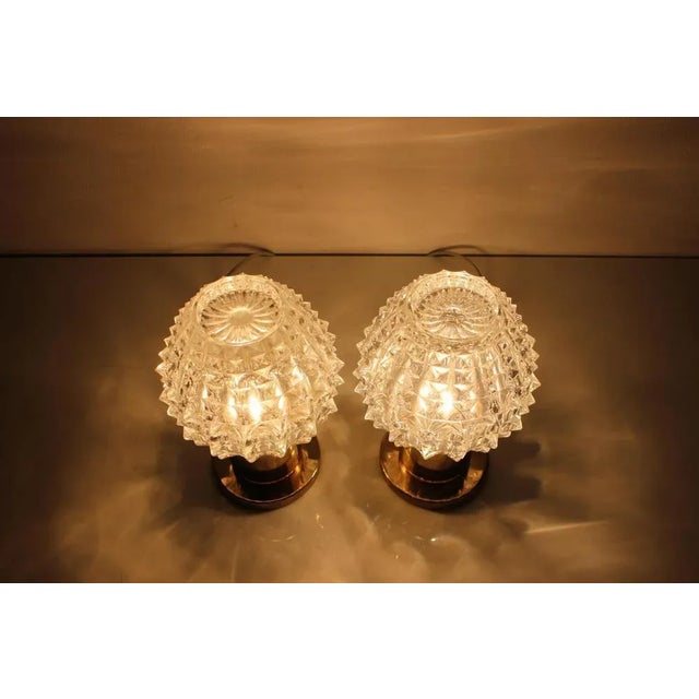 Table or Wall Lamps, Preciosa, Kamenický Šenov, 1960s, Set of 2 For Sale - Image 9 of 11