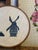 Vintage Handcrafted Finished Cross Stitch Needlepoint Windmill and House For Sale In Seattle - Image 6 of 8
