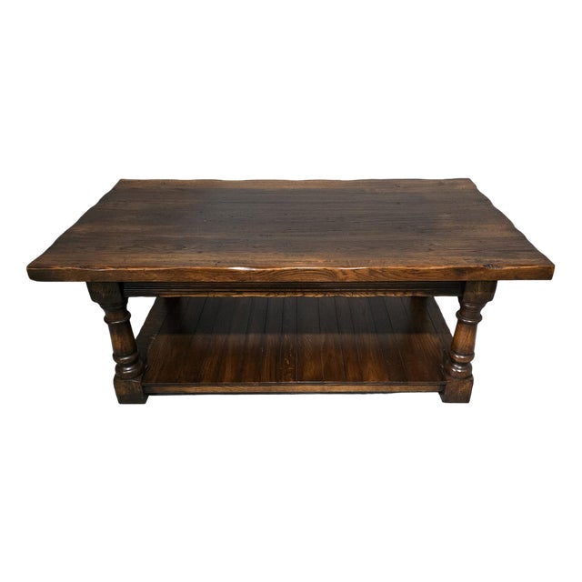 Super Oak Plank Coffee Table For Sale