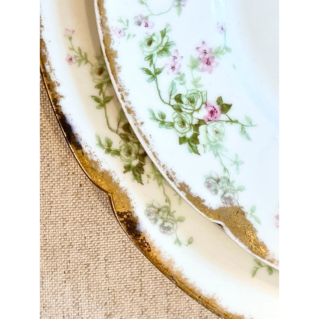 Early 20th Century Haviland France Haviland & Co., Limoges Dinnerware Plates- 2 Pieces For Sale - Image 9 of 9