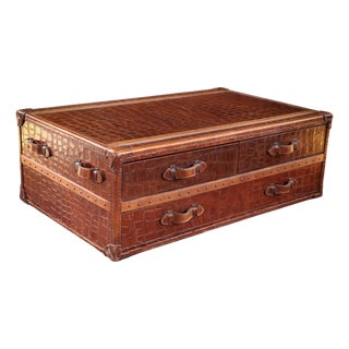 Large Leather Stoneyhurst Coffee Table from Timothy Oulton, 2010s For Sale