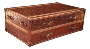 Large Leather Stoneyhurst Coffee Table from Timothy Oulton, 2010s