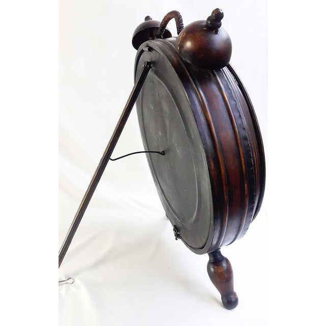 Very Large 25" Rustic Alarm Clock Decor Chairish