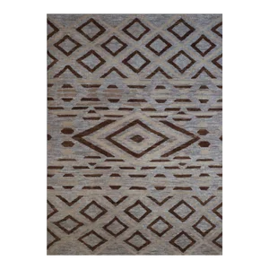 Hand Knotted Navajo Style Wool Rug. 08'08" X 11'07"