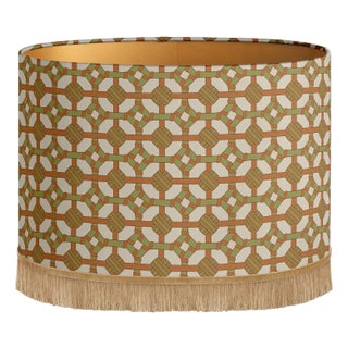 Palais Lampshade Coco Fern & Caramel For Sale