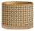 Palais Lampshade Coco Fern & Caramel For Sale