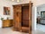 Antique Empire Columned Hall Cabinet For Sale - Image 11 of 18