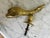 Antique Brass Dolphin Door Knocker with Maltese Cross For Sale - Image 4 of 6
