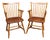 L. & j.g. Stickley Solid Cherry Fan Back Windsor Armchairs, Pair For Sale