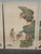 Vintage Oriental Asian Three Panel Picture Screen Crackle & Etched Finish For Sale - Image 10 of 16