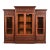 R. J. Horner Style Antique Victorian Carved Walnut Triple Bookcase Cabinet, Circa 1880s For Sale