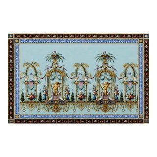 Atelier Aria Lumae Palais De Versailles Arabesque Neoclassical Overdoor Grand Architectural Board Print For Sale