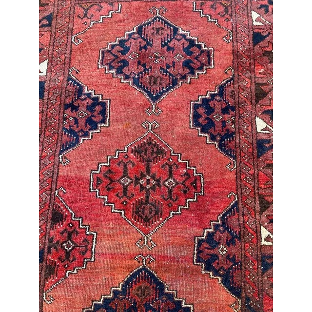 Vintage Wool Turkmen Rug For Sale - Image 5 of 15