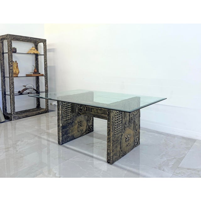 1960s Adrian Pearsall Cast Goopy Sculptured Brutalist Dining Table, 1960's For Sale - Image 5 of 6