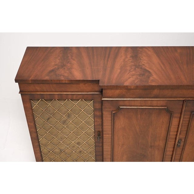Georgian Grill Front Sideboard, 1930s For Sale - Image 6 of 10