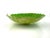 This striking vintage majolica-style bowl is modeled as a richly textured lettuce leaf, glazed in vibrant shades of green...