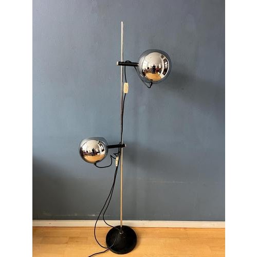 Mid-Century Chrome Eyeball Floor Lamp from Herda, 1970s For Sale - Image 7 of 13