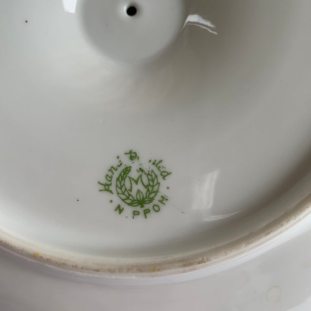 Serving Dish, Flowers/Gold Gilt For Sale - Image 4 of 6