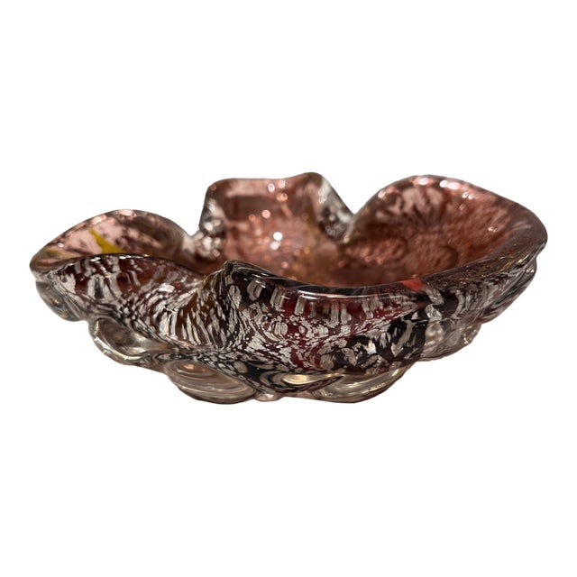 Murano Style Catchall or Ashtray For Sale