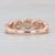 0.33ctw Diamond Stackable Ring 14k Rose Gold Size 6 Wedding Band For Sale - Image 4 of 7