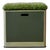 Space-Age Laundry Ottoman in Green Plastic from Emsa, West Germany, 1970s For Sale