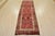 Farmhouse Meshkin Runner 3'6'' X 10'4'' Red Wool Semi-Antique Tribal Hand-Knotted Rug For Sale - Image 3 of 14