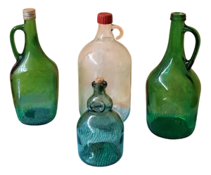 Bottles, 1970s, Set of 4