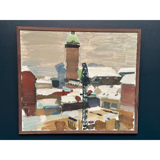 Gösta Stawåsen, Landscape, 1963, Oil on Canvas, Framed For Sale - Image 12 of 18