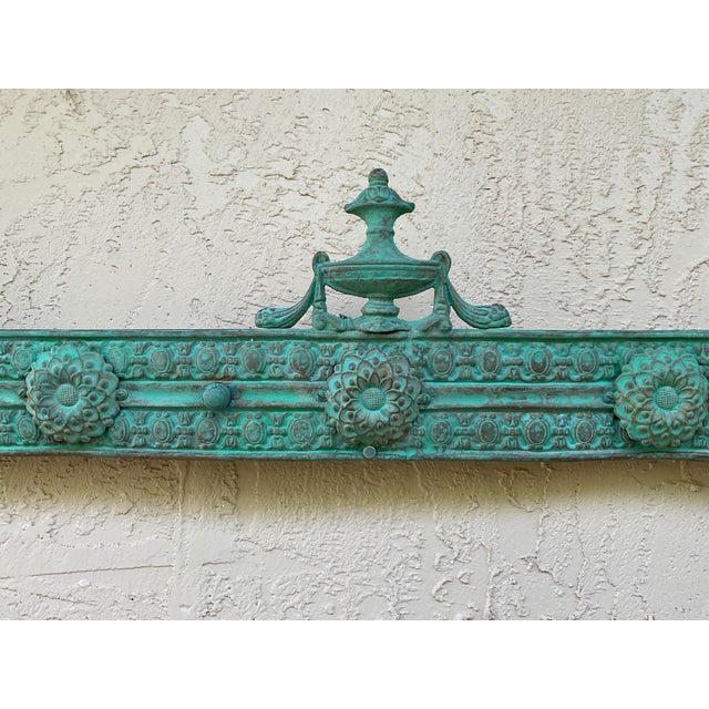 Wood Artistic Wall Sculpture: Reimagined Antique Brass Chandelier / Joseph Malekan For Sale - Image 7 of 17