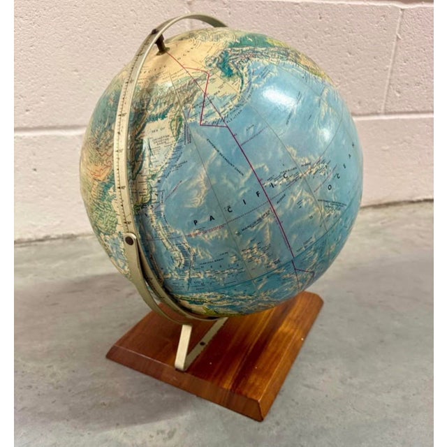 1960s MCM World Globe For Sale - Image 4 of 6