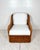 Vintage Wicker Work Style Wicker Rattan Lounge Chair For Sale - Image 4 of 12
