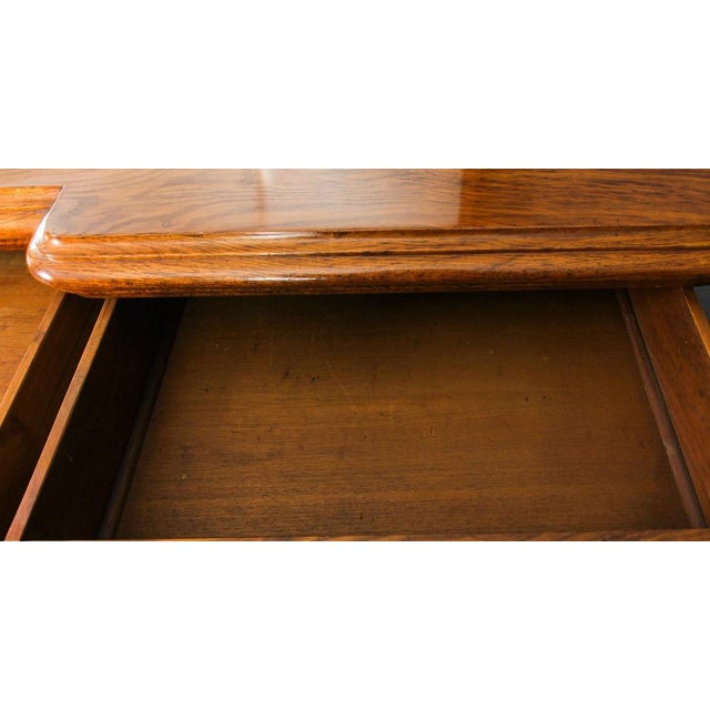 Early Victorian Pollard Oak Chiffonier Sideboard, 19th Century For Sale - Image 5 of 18