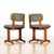 Brown Set of Six 1960s Solid Oak Craftsman Style Dining Chairs For Sale - Image 8 of 10