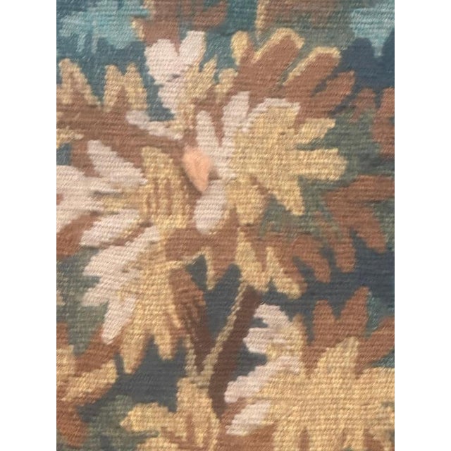 Mid-Century Handwoven Wool Aubusson Tapestry, 1970s For Sale - Image 14 of 18