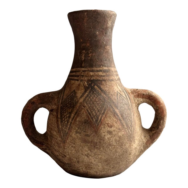 19th Century Moroccan Berbe Terracotta Jug For Sale
