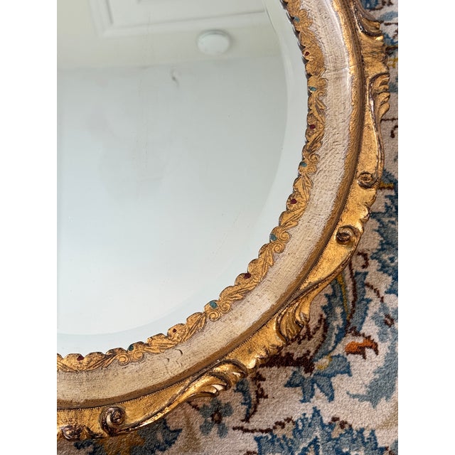 20th Century Florentine Giltwood Mirror For Sale - Image 11 of 12