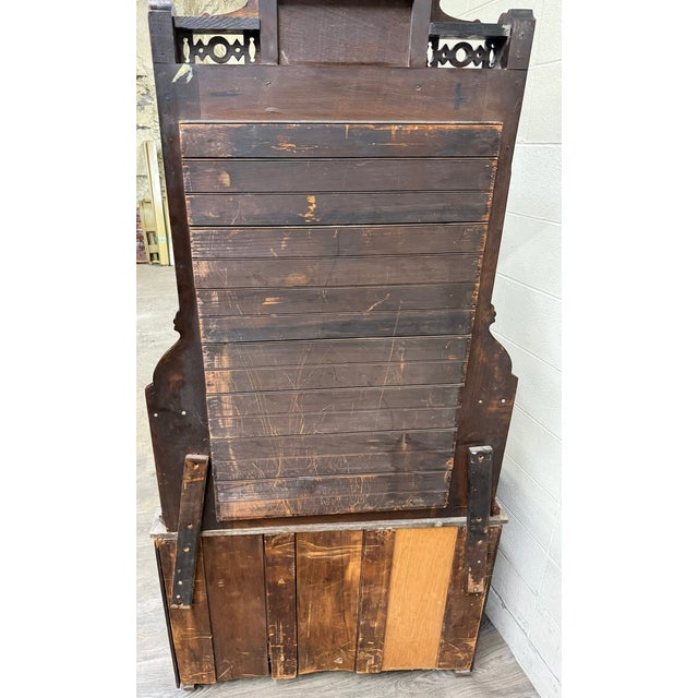 Antique Late 1800s Victorian Eastlake Marble Top Dresser Chest Dressing Stand For Sale - Image 18 of 18