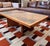 Danish Modern handmade slate tile-top teak coffee table designed by Sallingboe Jelling (often attributed to designers...