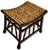 Excellent Hand Made Antique Oriental Revival Aesthetic Victorian Genuine Bamboo Footstool - Ottoman Circa 1880s For Sale - Image 15 of 18