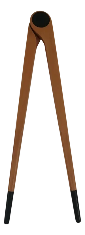 Wood Compass by Osvaldo Borsani for Tecno, Italy, 1990s