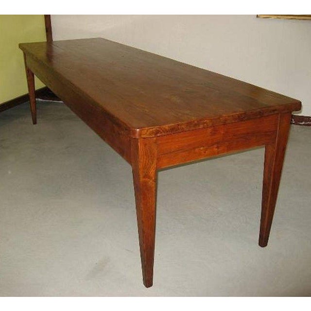 Antique Rectangular Table in Elm, Italy, Early 19th Century For Sale - Image 13 of 13