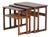 Model 219 Nesting Tables by Johannes Andersen & Illum Wikkelso, Set of 3 For Sale