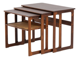 Model 219 Nesting Tables by Johannes Andersen & Illum Wikkelso, Set of 3
