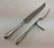 Metal 1980s Silver Pair Carving Set, Carving Fork & Carving Knife, Feather Edge. For Sale - Image 7 of 14