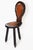 Set of Brutalist Spanish Tripod Chair with Goatskin Stool For Sale - Image 9 of 18