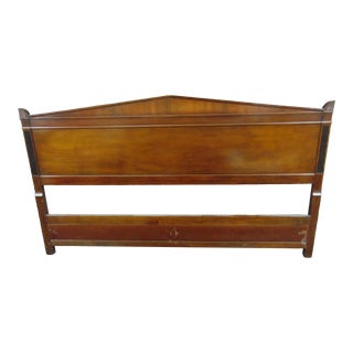 Kittinger Regency Style Mahogany King Size Headboard For Sale