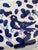 Contemporary Mario & C. SNC Oval Serving Platter Set of 2 Blue Floral Bird Ceramic Italy For Sale - Image 3 of 7